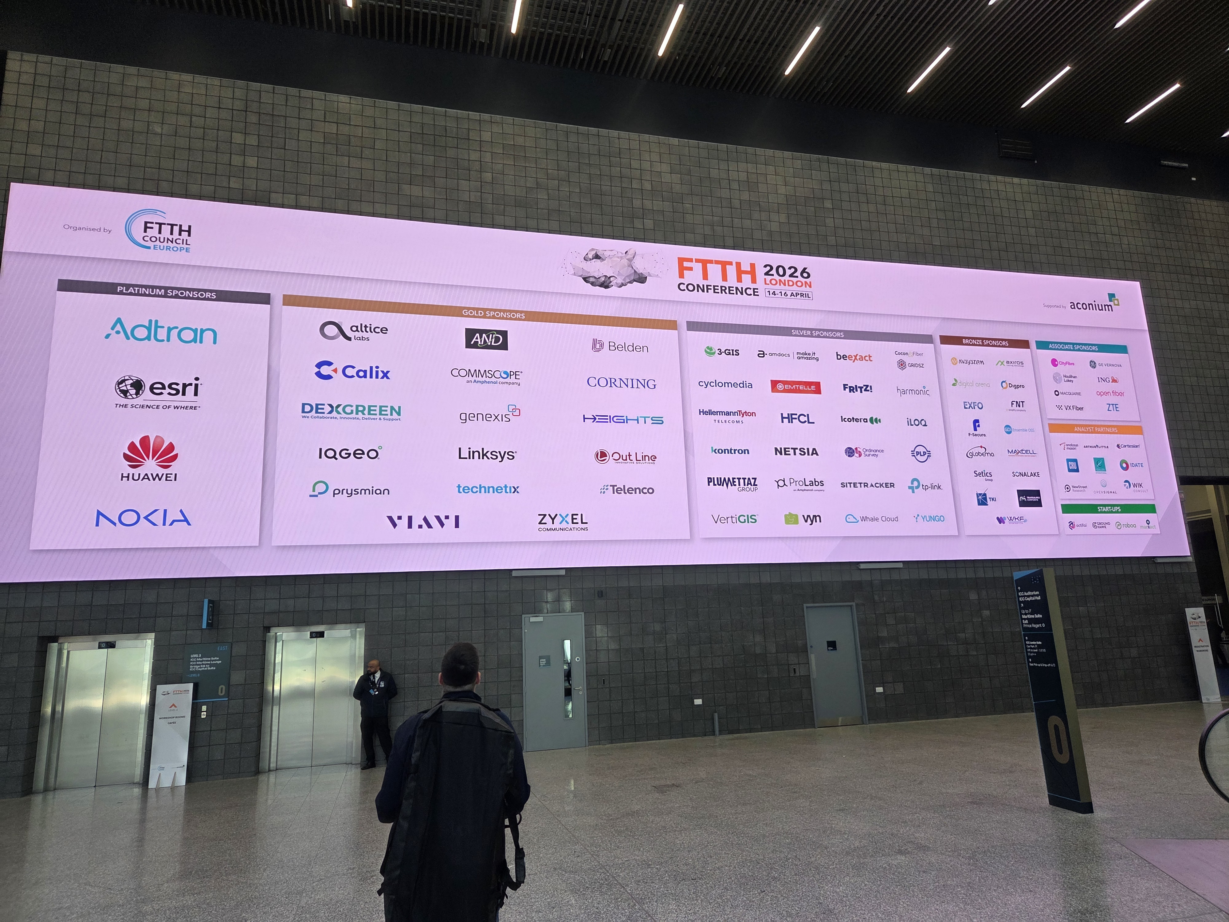 Sponsors wall